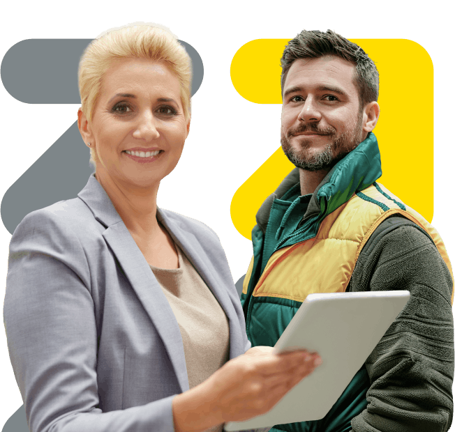 APN Personal Service Mitarbeiter beraten zu flexiblen Personallösungen für Unternehmen w Deutschland.